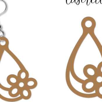 Intra απο ξύλο plywood 3mm-4mm πάχος - Σκουλαρίκια Laser Cut Bundle Δίασταση 3x3 cm INTRAFABR-110782694 - Image 10