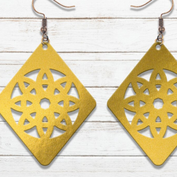 Intra απο ξύλο plywood 3mm-4mm πάχος - Σκουλαρίκια Laser Cut, Σκουλαρίκια Laser Cut S Δίασταση 3x3 cm INTRAFABR-88133275 - Image 1