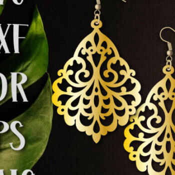 Intra απο ξύλο plywood 3mm-4mm πάχος - Σκουλαρίκια Laser Cut, Σκουλαρίκια Boho Δίασταση 3x3 cm INTRAFABR-100544721 - Image 1