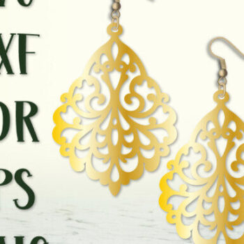 Intra απο ξύλο plywood 3mm-4mm πάχος - Σκουλαρίκια Laser Cut, Σκουλαρίκια Boho Δίασταση 3x3 cm INTRAFABR-100544721 - Image 4