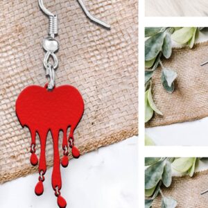 Intra απο ξύλο plywood 3mm-4mm πάχος - Σκουλαρίκια Laser cut. Σκουλαρίκια απόκριες. Δίασταση 3x3 cm INTRAFABR-102999302