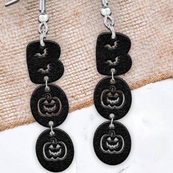 Intra απο ξύλο plywood 3mm-4mm πάχος - Σκουλαρίκια Laser cut. Αποκριάτικη Δίασταση 3x3 cm INTRAFABR-106032080 - Image 1