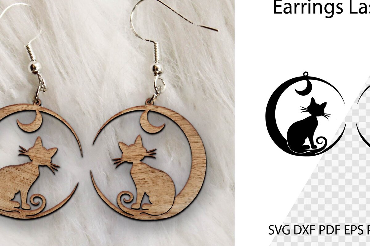 Intra απο ξύλο plywood 3mm-4mm πάχος - Σκουλαρίκια Laser cut. Σκουλαρίκια με . Δίασταση 3x3 cm INTRAFABR-100117316