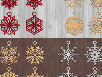 Intra απο ξύλο plywood 3mm-4mm πάχος - Σκουλαρίκια Laser Cut Bundle Δίασταση 3x3 cm INTRAFABR-73558569 - Image 1