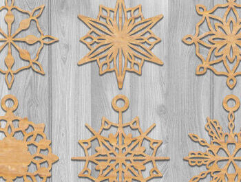 Intra απο ξύλο plywood 3mm-4mm πάχος - Σκουλαρίκια Laser Cut Bundle Δίασταση 3x3 cm INTRAFABR-73558569 - Image 2