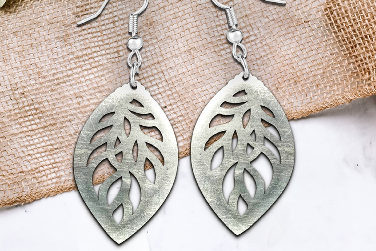 Intra απο ξύλο plywood 3mm-4mm πάχος - Σκουλαρίκια Laser cut. Σκουλαρίκια Teadrop  Δίασταση 3x3 cm INTRAFABR-111880821