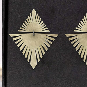 Intra απο ξύλο plywood 3mm-4mm πάχος - Σκουλαρίκια Laser cut. Σκουλαρίκια Teadrop  Δίασταση 3x3 cm INTRAFABR-112646177