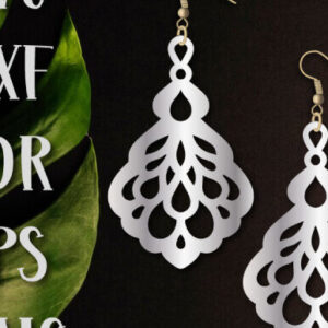 Intra απο ξύλο plywood 3mm-4mm πάχος - Σκουλαρίκια Laser  Cut, Jewelry Gift  Δίασταση 3x3 cm INTRAFABR-99490121