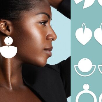 Intra απο ξύλο plywood 3mm-4mm πάχος - Σκουλαρίκια  Bundle |  κοπής με λέιζερ Δίασταση 5x7 cm INTRAFABR-32785613 - Image 7