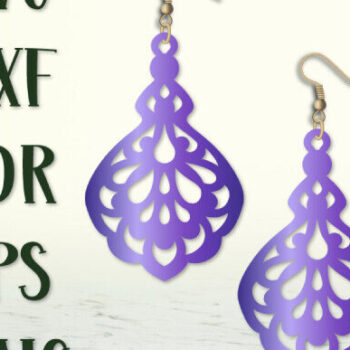 Intra απο ξύλο plywood 3mm-4mm πάχος - Σκουλαρίκια , Σκουλαρίκια Png, Laser Cut Δίασταση 3x3 cm INTRAFABR-101645459 - Image 4