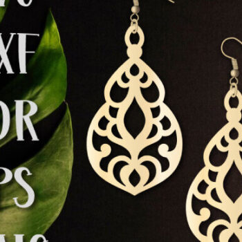 Intra απο ξύλο plywood 3mm-4mm πάχος - Σκουλαρίκια  , Σκουλαρίκια με  Δίασταση 3x3 cm INTRAFABR-98593701 - Image 1