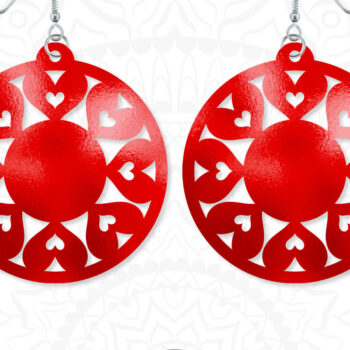 Intra απο ξύλο plywood 3mm-4mm πάχος - Σκουλαρίκια  για  Δίασταση 3x3 cm INTRAFABR-15597048 - Image 2