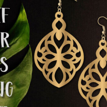 Intra απο ξύλο plywood 3mm-4mm πάχος - Σκουλαρίκια , Κοσμήματα , Σκουλαρίκια STL Δίασταση 3x3 cm INTRAFABR-101688983 - Image 1