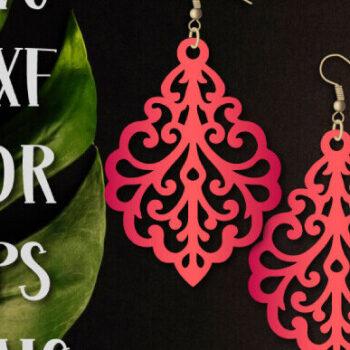 Intra απο ξύλο plywood 3mm-4mm πάχος - Σκουλαρίκια , Κοσμήματα , Laser Cut Δίασταση 3x3 cm INTRAFABR-100544277 - Image 1