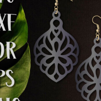 Intra απο ξύλο plywood 3mm-4mm πάχος - Σκουλαρίκια , Σκουλαρίκια με . Δίασταση 3x3 cm INTRAFABR-98344544 - Image 1