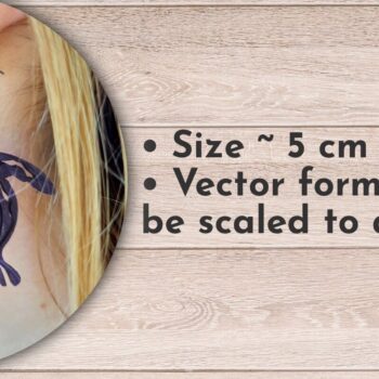 Intra απο ξύλο plywood 3mm-4mm πάχος - Σκουλαρίκια , Summer Laser Cut Files  Δίασταση 3x3 cm INTRAFABR-34513822 - Image 1