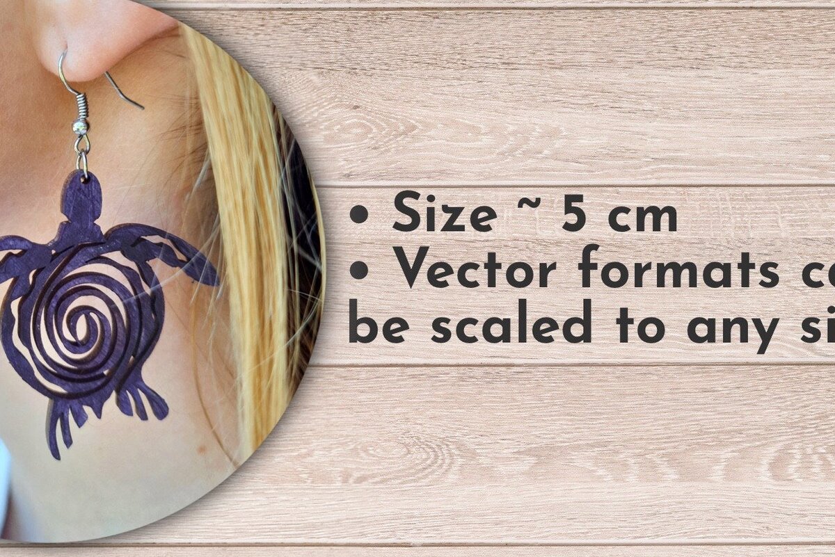 Intra απο ξύλο plywood 3mm-4mm πάχος - Σκουλαρίκια , Summer Laser Cut Files  Δίασταση 3x3 cm INTRAFABR-34513822