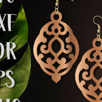 Intra απο ξύλο plywood 3mm-4mm πάχος - Σκουλαρίκια , Δάκρυ Σκουλαρίκια. Δίασταση 3x3 cm INTRAFABR-99490384 - Image 1