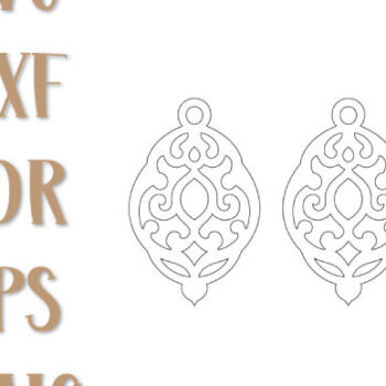 Intra απο ξύλο plywood 3mm-4mm πάχος - Σκουλαρίκια , Δάκρυ Σκουλαρίκια. Δίασταση 3x3 cm INTRAFABR-99490384 - Image 2