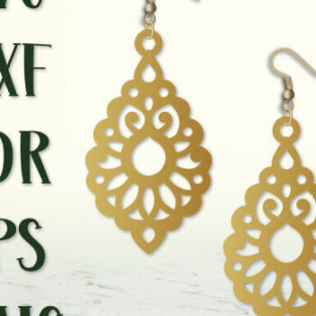 Intra απο ξύλο plywood 3mm-4mm πάχος - Σκουλαρίκια , Ξύλινα Σκουλαρίκια Laser Cut Δίασταση 3x3 cm INTRAFABR-100544020 - Image 4