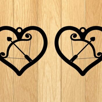 Intra απο ξύλο plywood 3mm-4mm πάχος - Πρότυπο σκουλαρίκια Δίασταση 3x3 cm INTRAFABR-12911371 - Image 7