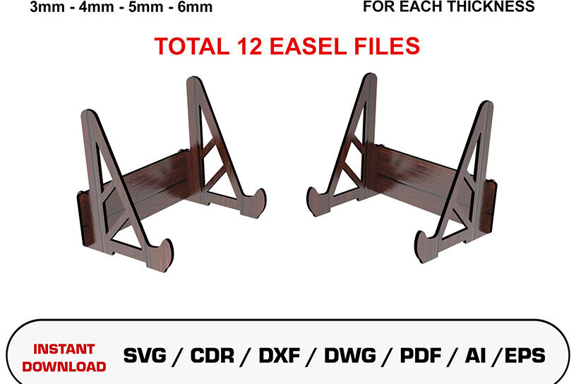 Intra απο ξύλο plywood 3mm-4mm πάχος -  κοπής με λέιζερ Easel Display Δίασταση 20x20 cm INTRAFABR-93394172