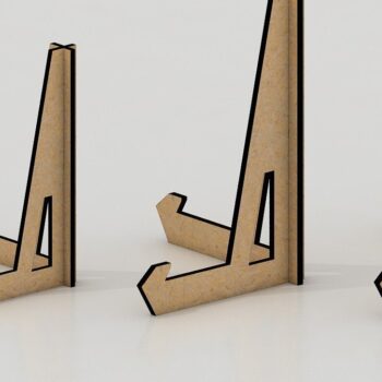 Intra απο ξύλο plywood 3mm-4mm πάχος - Easel Display Stand - Laser Cut File 024 Δίασταση 20x20 cm INTRAFABR-34326324 - Image 1