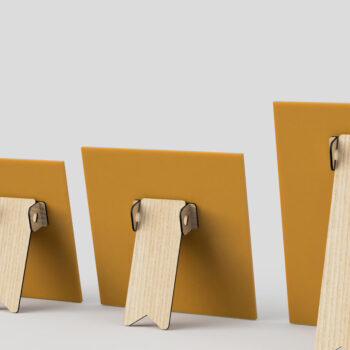 Intra απο ξύλο plywood 3mm-4mm πάχος - Easel Stand Πλάτες Laser Cut Files Δίασταση 20x25 cm INTRAFABR-99394369 - Image 3