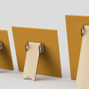 Intra απο ξύλο plywood 3mm-4mm πάχος - Easel Stand Πλάτες Laser Cut Files Δίασταση 20x25 cm INTRAFABR-99394369 - Image 5