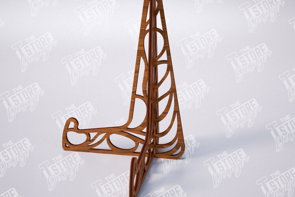 Intra απο ξύλο plywood 3mm-4mm πάχος - Στάση καβαλέτο | Πλάκα Τέχνης | Εμφάνιση φωτογραφιών Δίασταση 20x20 cm INTRAFABR-114079077