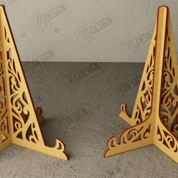 Intra απο ξύλο plywood 3mm-4mm πάχος - Πακέτο με καβαλέτο | Πλάκα Τέχνης | CNC Δίασταση 20x20 cm INTRAFABR-112697391 - Image 3