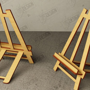 Intra απο ξύλο plywood 3mm-4mm πάχος - Πακέτο με καβαλέτο | Πλάκα Τέχνης | CNC Δίασταση 20x20 cm INTRAFABR-112697391 - Image 4