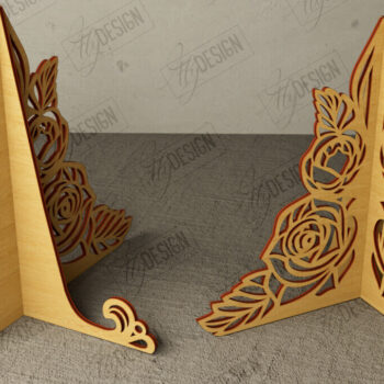 Intra απο ξύλο plywood 3mm-4mm πάχος - Πακέτο με καβαλέτο | Πλάκα Τέχνης | CNC Δίασταση 20x20 cm INTRAFABR-112697391 - Image 10