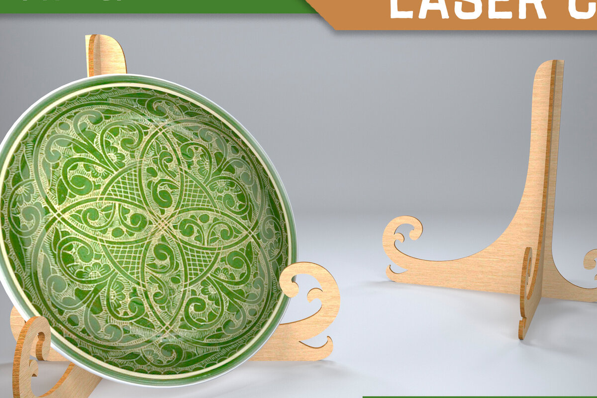 Intra απο ξύλο plywood 3mm-4mm πάχος - Easel Stands Laser Cut. Σχεδιασμός  Δίασταση 30x20 cm INTRAFABR-82462287