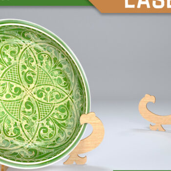 Intra απο ξύλο plywood 3mm-4mm πάχος - Easel Stands Laser Cut. Σχεδιασμός Δίασταση 30x20 cm INTRAFABR-82531725 - Image 1