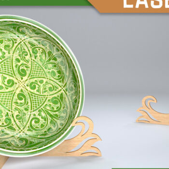 Intra απο ξύλο plywood 3mm-4mm πάχος - Easel Stands Laser Cut. Σχεδιασμός Δίασταση 30x20 cm INTRAFABR-82531808 - Image 1