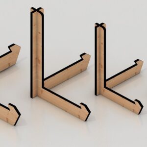 Intra απο ξύλο plywood 3mm-4mm πάχος - Easel  Laser Cut Files / Photo Stand Δίασταση 20x20 cm INTRAFABR-33969929