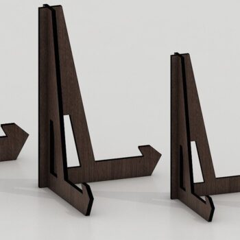 Intra απο ξύλο plywood 3mm-4mm πάχος - Easel Wood Plate Display Cut Files 022 Δίασταση 20x20 cm INTRAFABR-34326103 - Image 1