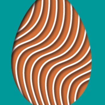 Intra απο ξύλο plywood 3mm-4mm πάχος - Πάσχα Δίασταση 15x15 cm INTRAFABR-24447237 - Image 1