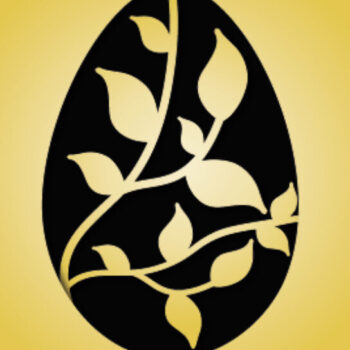 Intra απο ξύλο plywood 3mm-4mm πάχος - Πάσχα Δίασταση 15x15 cm INTRAFABR-24450927 - Image 1