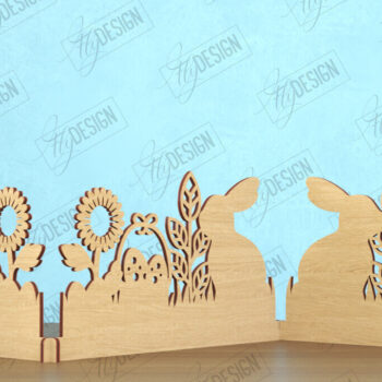 Intra απο ξύλο plywood 3mm-4mm πάχος - Πασχαλινό Πακέτο Πινακίδων Ακορντεόν |  CNC Δίασταση 15x15 cm INTRAFABR-118277552 - Image 3