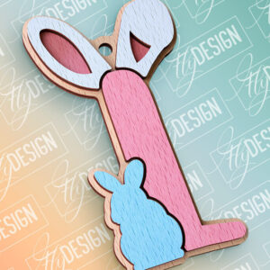 Intra απο ξύλο plywood 3mm-4mm πάχος - Πασχαλινό αλφάβητο  | Αρχεία CNC Δίασταση 15x15 cm INTRAFABR-91993666