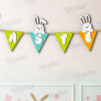 Intra απο ξύλο plywood 3mm-4mm πάχος - Πασχαλινό πανό με λέιζερ Δίασταση 15x15 cm INTRAFABR-118734803 - Image 1