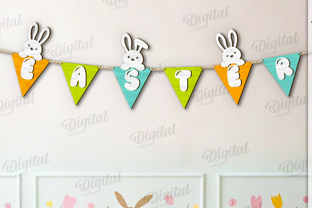 Intra απο ξύλο plywood 3mm-4mm πάχος - Πασχαλινό πανό με λέιζερ Δίασταση 15x15 cm INTRAFABR-118734803