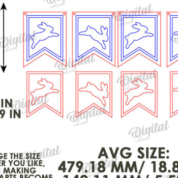 Intra απο ξύλο plywood 3mm-4mm πάχος - Πασχαλινό πανό με λέιζερ Δίασταση 15x15 cm INTRAFABR-118734682 - Image 2