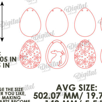 Intra απο ξύλο plywood 3mm-4mm πάχος - Πασχαλινό πανό με λέιζερ Δίασταση 15x15 cm INTRAFABR-118734690 - Image 2