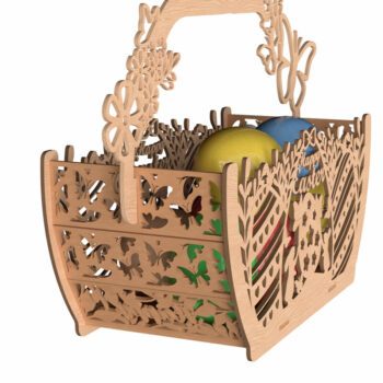 Intra απο ξύλο plywood 3mm-4mm πάχος - Πασχαλινό Καλάθι Πακέτο - Laser Cut  Δίασταση 6x6 cm INTRAFABR-116005986 - Image 8