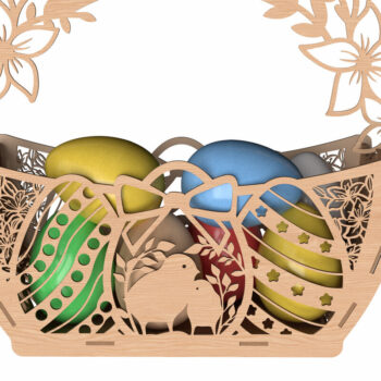 Intra απο ξύλο plywood 3mm-4mm πάχος - Πασχαλινό Καλάθι Πακέτο - Laser Cut  Δίασταση 6x6 cm INTRAFABR-116005986 - Image 9