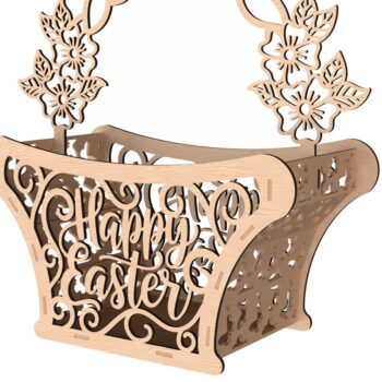 Intra απο ξύλο plywood 3mm-4mm πάχος - Πασχαλινό Καλάθι Πακέτο  Laser Cut Δίασταση 30x20 cm INTRAFABR-116336133 - Image 9