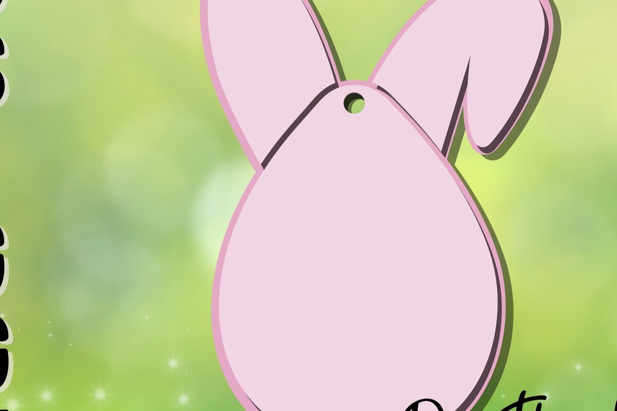 Intra απο ξύλο plywood 3mm-4mm πάχος - Ετικέτα ονόματος για το Πασχαλινό καλάθι  Laser Cut Δίασταση 8x8 cm INTRAFABR-57769892